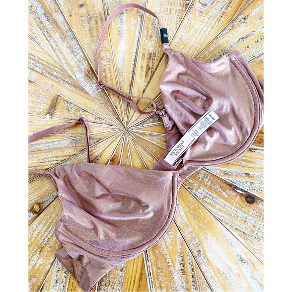 NWT Victoria’s Secret Bronze Lightly Lined Demi - Picture 1 of 7